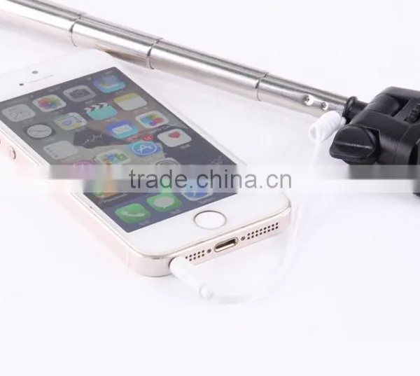 2015 Hot Portable in Pocket Walking Stick Selfie Stick With Wired Cheap Price photo-6