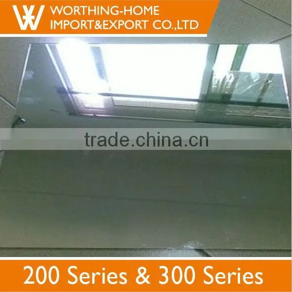 Decorative Mdf No.8 Mirror Stainless Steel Sheet 201 for Wall Panel photo-2