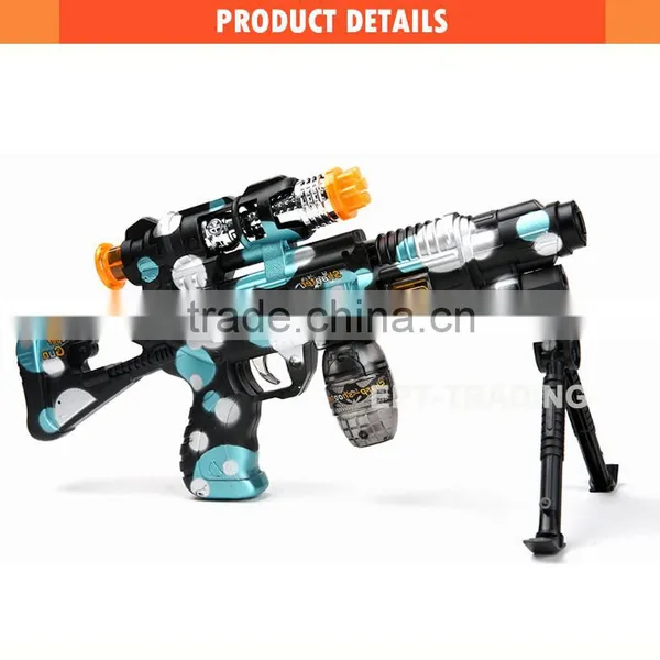 Hot Selling Kids Funny Electric Plastic Toy Gun With Light and Sound photo-4