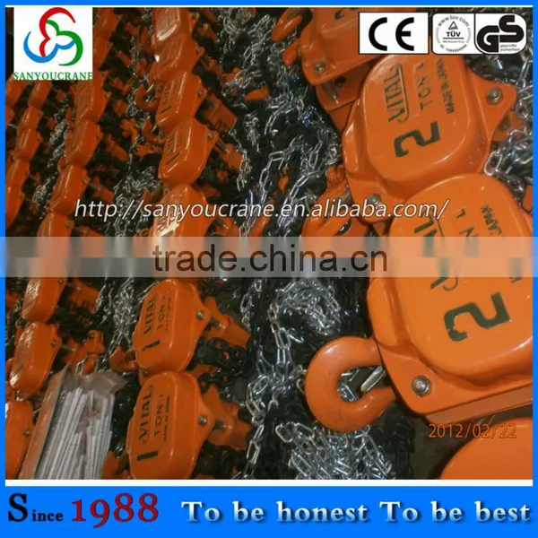 Chain Block Building Construction Tools VT Type 5T/6M Building Construction Tools Manual photo-3