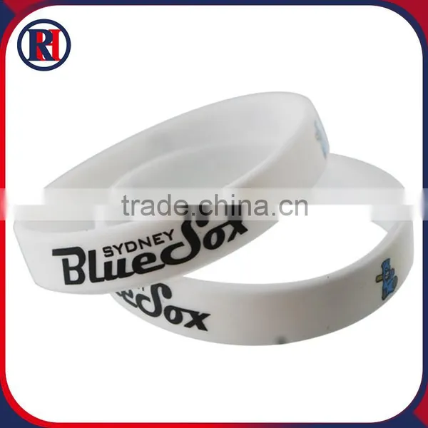 2016 Fashion Wholesale Adjustable Silicon Wristband,cheap Custom Sport Wristband Silicone