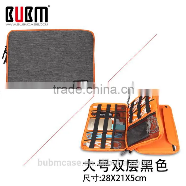 BUBM Travel Digital Organizer Cable Power Storage Bag USB Flash Drives Case photo-4