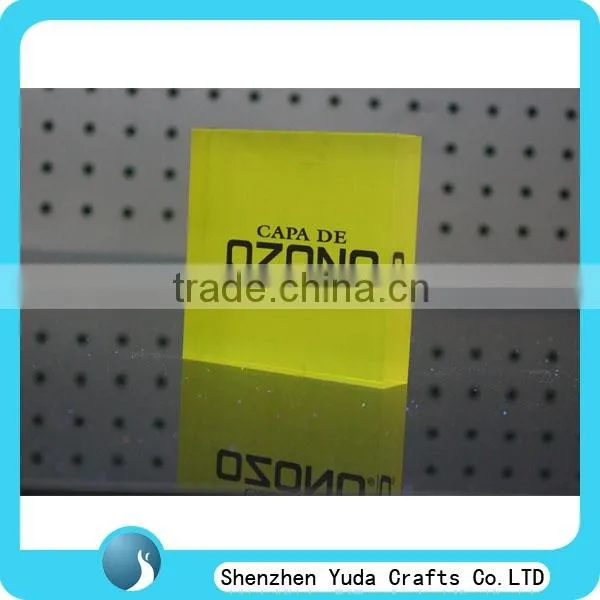 Acrylic Solid Letter Block Printed Logo Block Wholesale, High Quality Stamping Block as Product Display photo-2