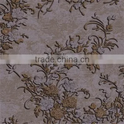 New Popular Beautiful Heavy Embossing Vinyl Wallpaper/ Home Wallpaper Design photo-4