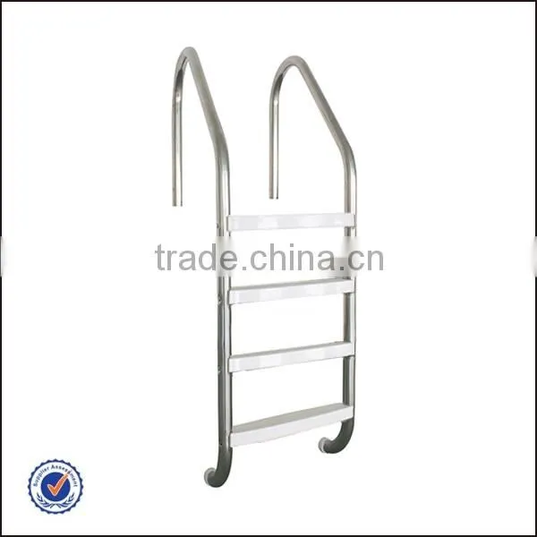 P1840 Extendable Swimming Pool Stainless Steel Ladder With Plastic 2/3/4 Steps for In-ground Pool photo-3