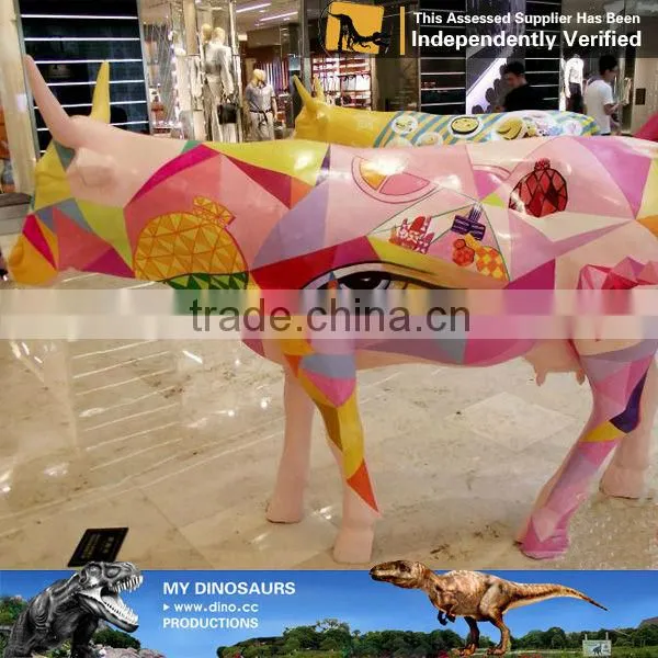 My Dino-C042 Colored Fiberglass Cow Model for Sale photo-2