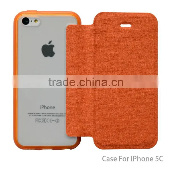 Newest Product Flip Leather Case for Iphone 5c photo-5