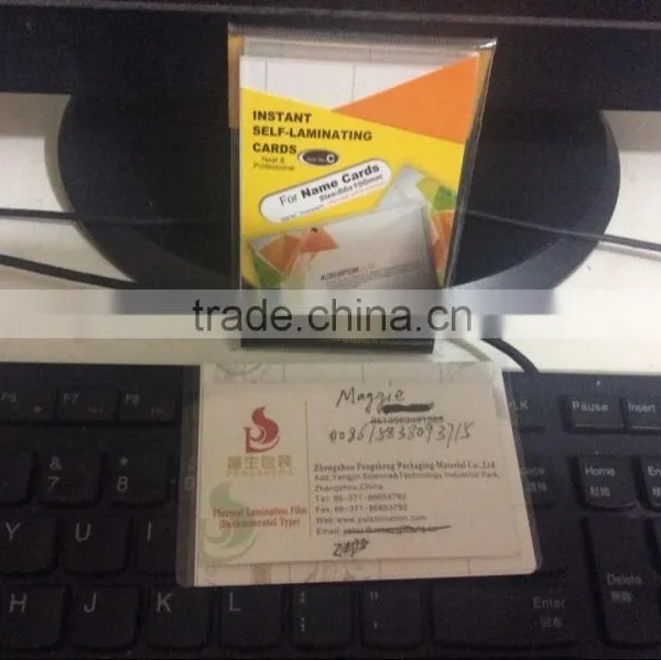 A4 Self-sealing Laminating Film/self-laminating Film Pouches for Photo, Document photo-5