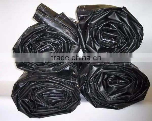 18 oz Black Pvc Machine Tarps With D-rings 27' x 16' photo-6