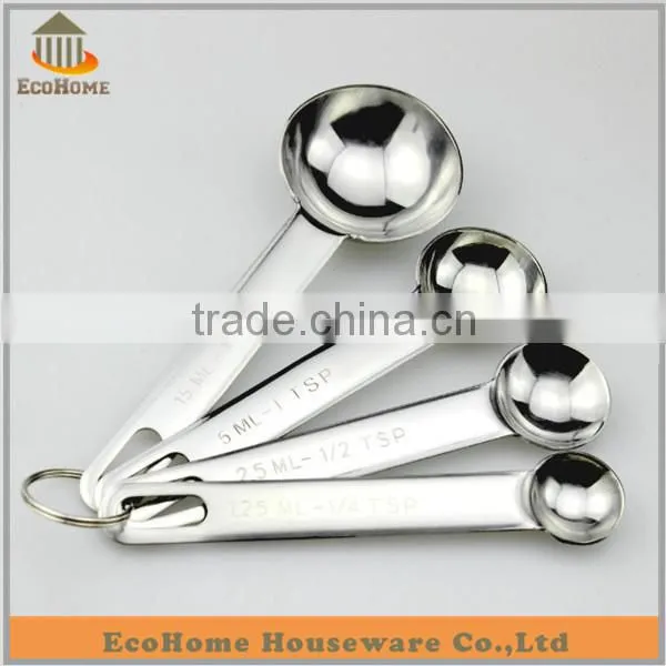 EC031AM High quality stainless steel 4pcs measuring spoon set