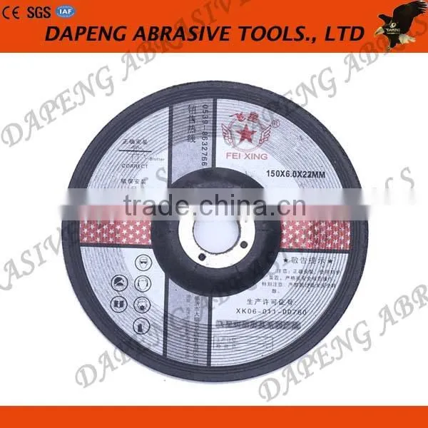China Top Quality T27 Fiber Glass Reinforced Resionoid Depressed Center Grinding Wheel
