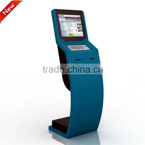 Payment Kiosk Touchscreen RS-232 Motorized Card Reader Payment Kiosk Self Service Payment Kiosk for Self-service Terminal