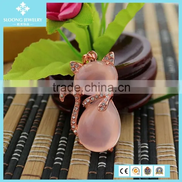Rose Quartz Apple Shaped Pendant Jewelry Wholesale of 2015 Valentine Gift photo-6