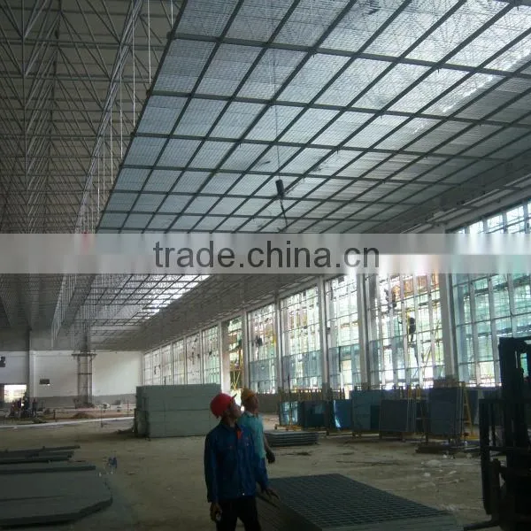 integrated ceiling,sprung roof,workshop ceiling steel grating