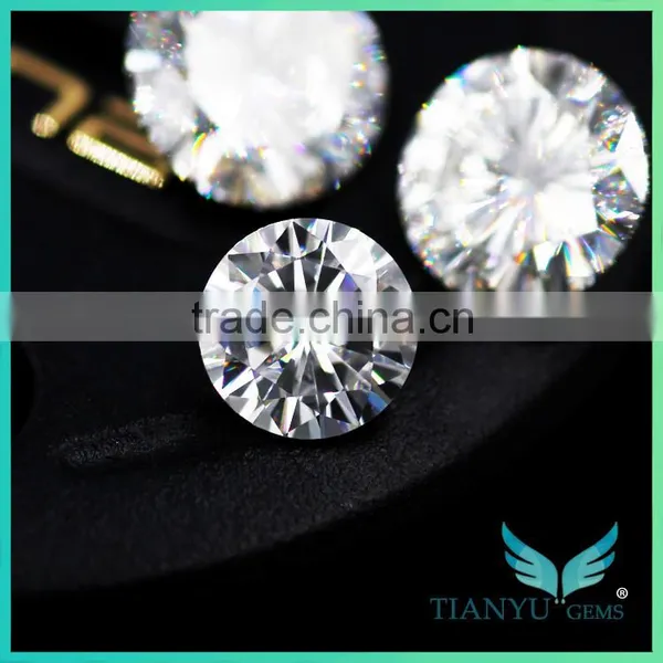 Moissanite Loose Stones Best Price 0.5ct 1ct 2ct H&a Colorless Best Quality Syntheicmoissanite photo-2