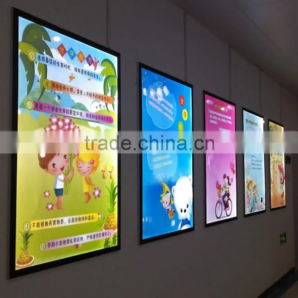 Aluminum Frame Magnetic LED Display Frame