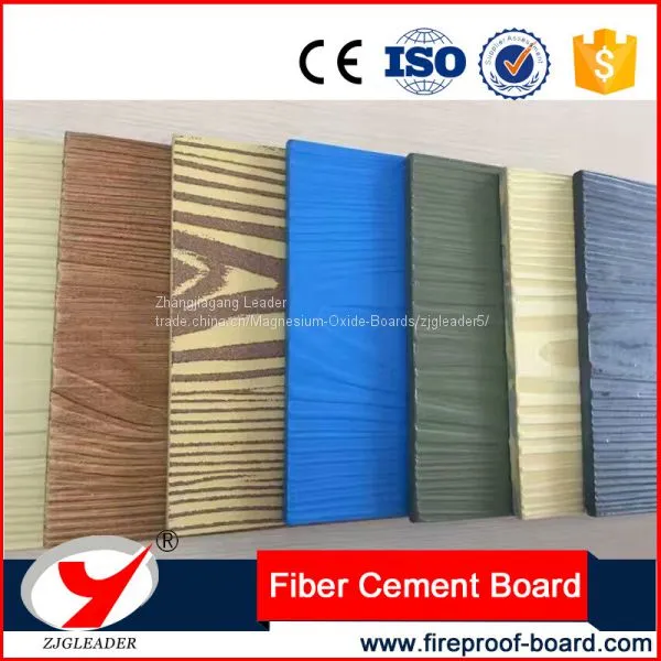 Wood Grain Fiber Cement Both Internal External Wall Siding photo-5