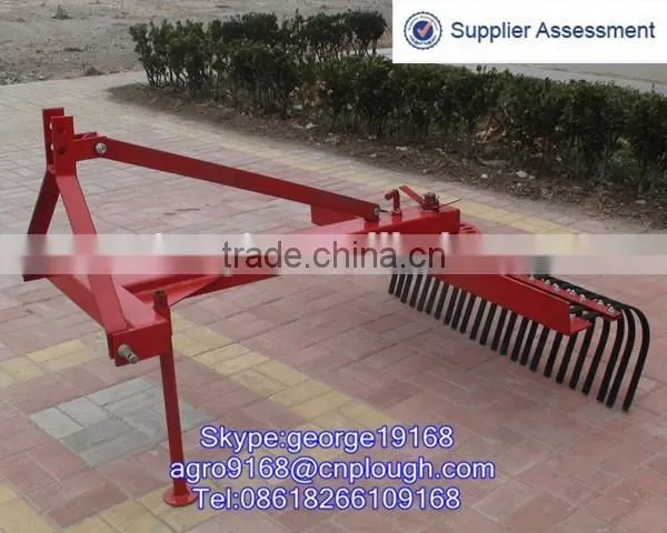 Farm Equipments 50 hp Tractor Mounted Land Clearing Rake photo-3