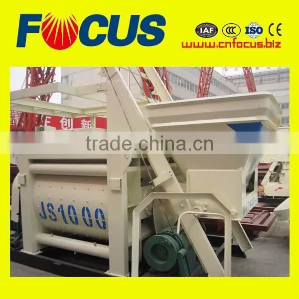 New Electric Engine High Performance JS1000 Cheap Concrete Mixer for Sale photo-3