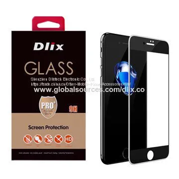 Защитное стекло Dlix 3D закаленного стекла для iPhone