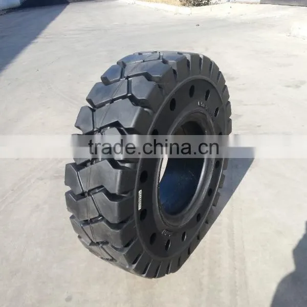 Hot Sale Made in China Forklift Tire 5.00x8 With Hole photo-2