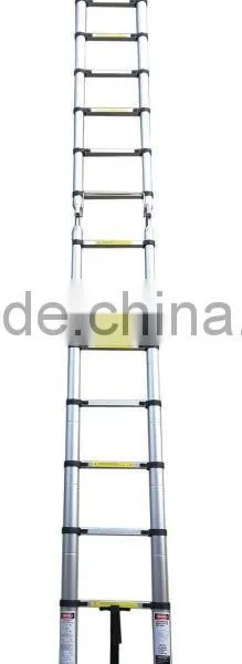 Aluminum Multipurpose 5.0m DOUBLE Telescopic Ladder With New TUV GS/EN131 photo-3