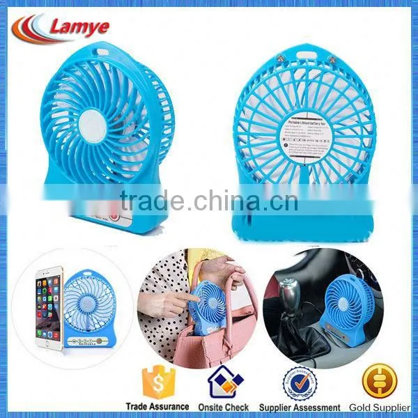 Home Appliances Plastic Hand Fan , Electric Portable Usb Mini Fan for Gift photo-2