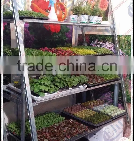 High Quality Metal Garden Flower Shelf Rack Cart photo-3