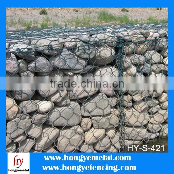 PVC/PE Coated Gabion Box Hexagonal Chicken Wire Mesh Factory Price photo-2