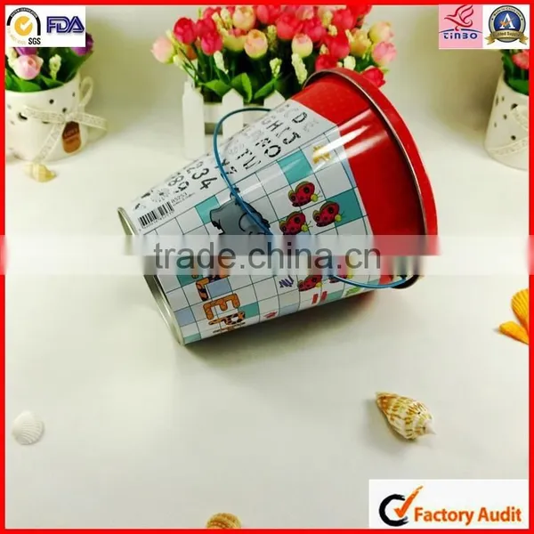 Wholesale Tin Metal Candy Pail With Handle photo-2