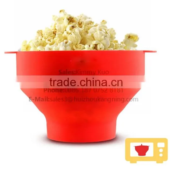 Foldable Silicone Popcorn Box Popcorn Maker for Microwave Popcorn photo-5