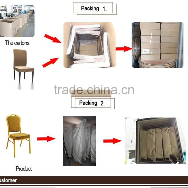 Stainless Steel Banquet Chairs for Hotel Furniture photo-6