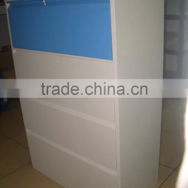 Steel Filing Cabinet 4 Drawer File Cabinet Lateral Drawer Horizontal File Cabinet photo-2