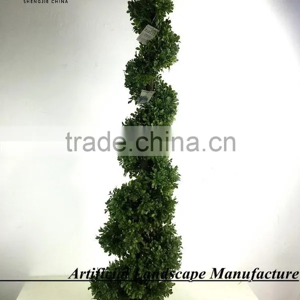 SJLJ013679 Artificial Plant and Tree Garden Decoration Artificial Boxwood Topiary Tree photo-6