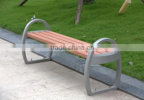 Cast Aluminum Legs Wooden Park Benches photo-4