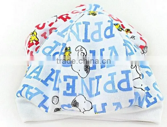 100% Cotton Baby Hat Cap for Boys Girls Soft Hats Baby Caps 0-3 Months photo-3