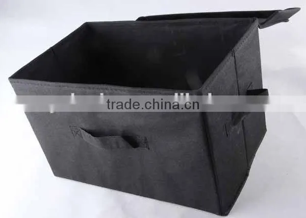 Square Non-woven Box With Cover and Handle/storage Box photo-2