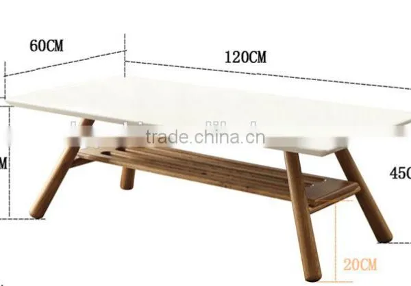 Modern Mdf Wood Coffee Table With Wood Leg High Quality Sofa Table Wooden Tea Table Design photo-4