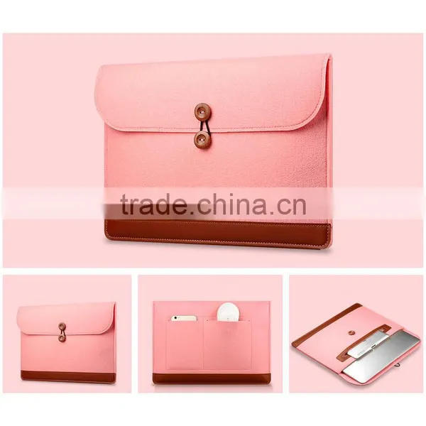 Wool Felt Envelope Sleeve Case Bag for MacBook11-12-13-15 Wool-Felt-Envelope-Sleeve photo-3