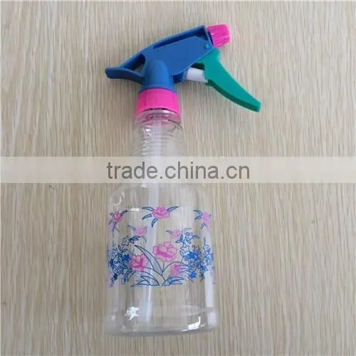 Transparent Plastic Color Garden Spray Bottle With Trigger photo-2