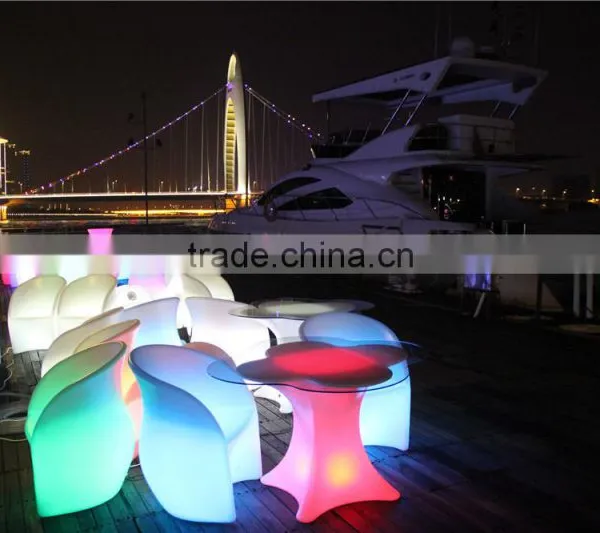 71CM High Popular Bar Led Furniture Led Table Led Chairs photo-2