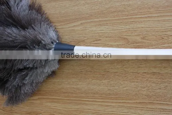 Long Wood Handle Ostrich Feather DUSTER photo-5