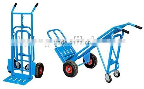 Folding Hand Truck HT1824,two Pneumatic Wheel Hand Trolley photo-3