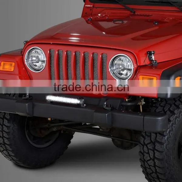 10" LED Light Bar With Wiring Harness for Jeep Wrangler JK TJ LJ photo-6