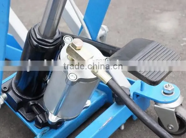 1500lb Atv/Motorcycle Lift Jack Motor LiftJack Garage Tool With Air Pump photo-4