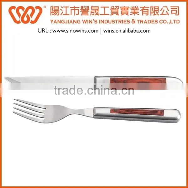A-SK052 Super Quality Stainless Steel Steak Knife Set With Wooden Handle photo-3