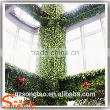 China Factory Price Artificial Green Grass Plant Wall for Garden photo-2