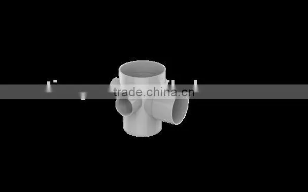 Factory Price Manufacturer Good Quality PVC Fitting UPVC Rubber Joint Plastic Fitting for Drainage GB Floor Drain photo-2