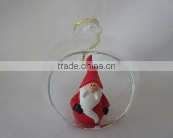 Crystal Balls Dollarma One Dollar Cheapest XMS Christamas Bear Deer Santa SnowFlake Glass 156032-15037 photo-2