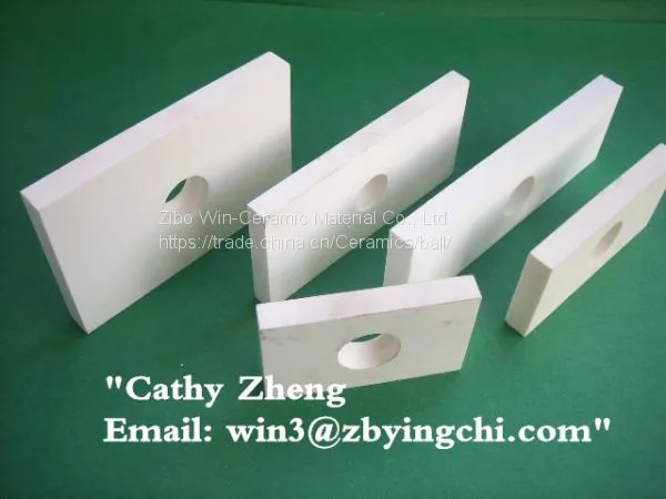 95% Al2O3 Construction Alumina Ceramic Tile for Concrete Pan Mixers photo-3